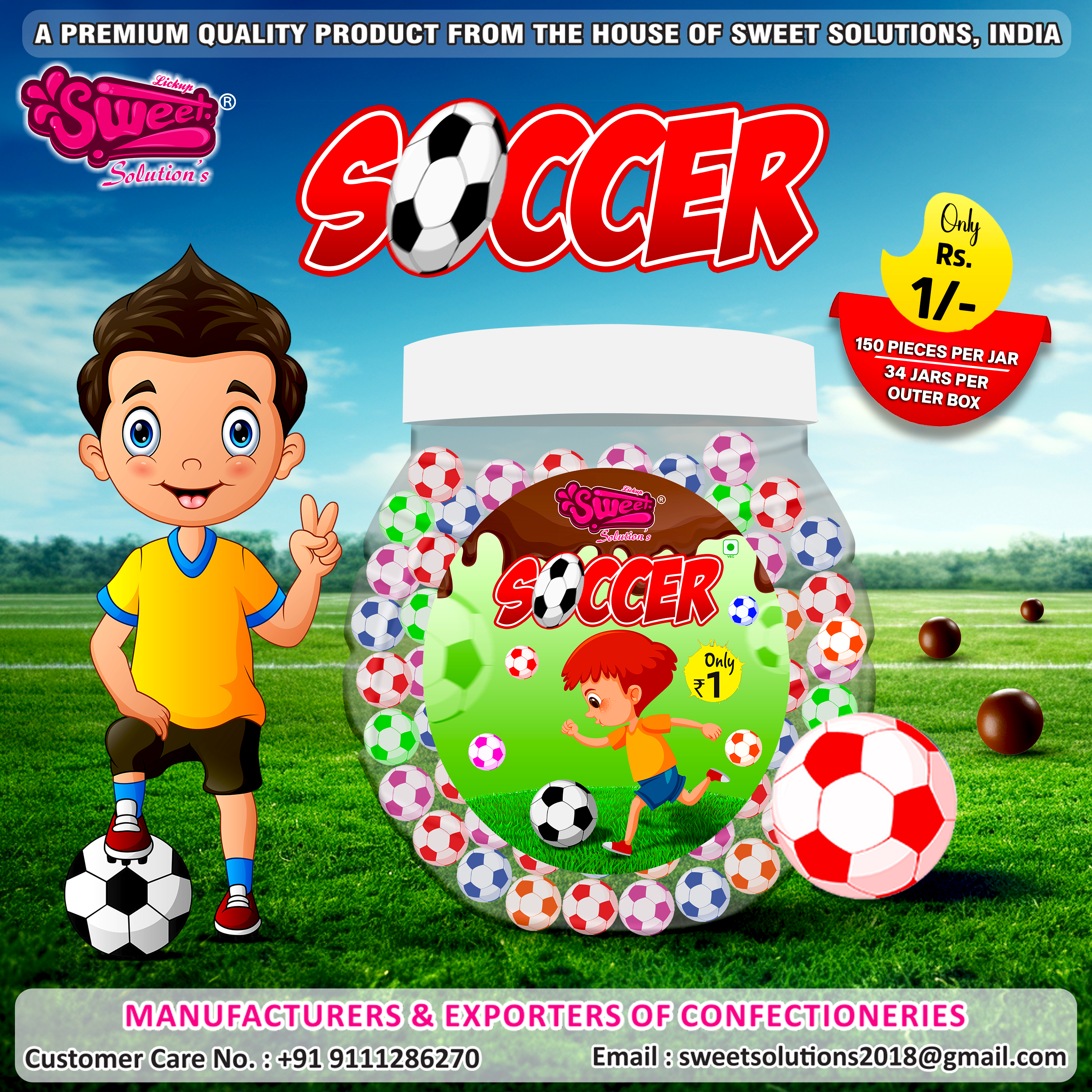 Soccer Choco Balls 1
