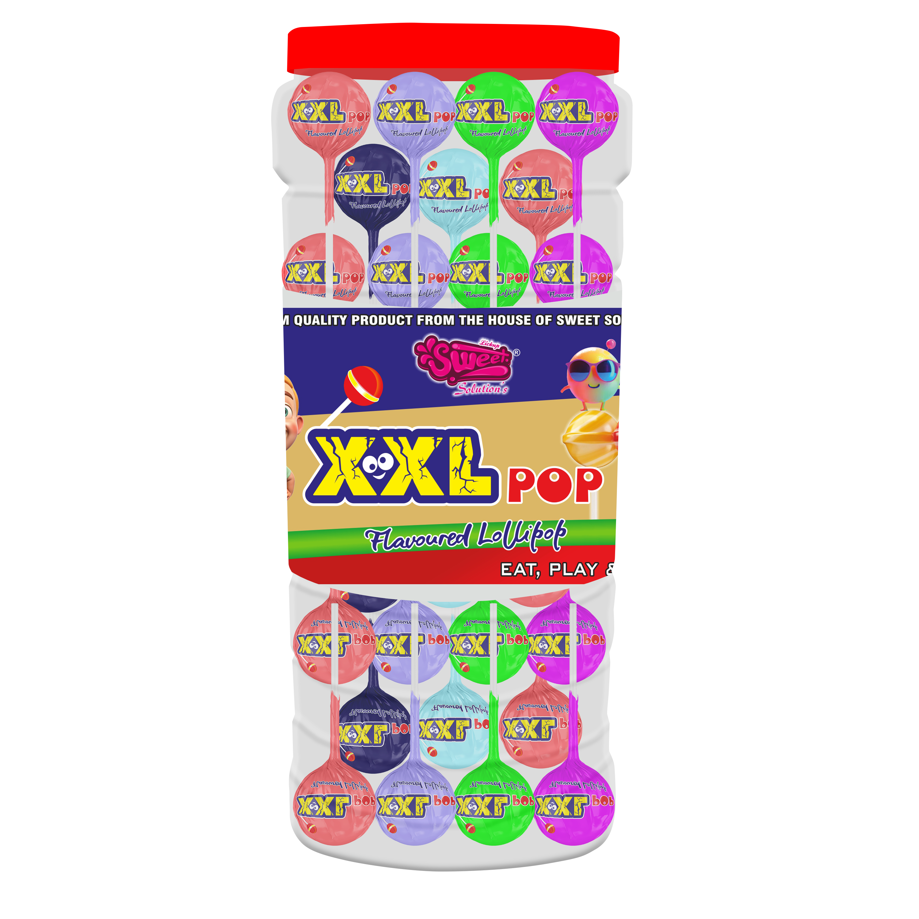 XXL Pop Lollipop Jar